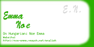 emma noe business card